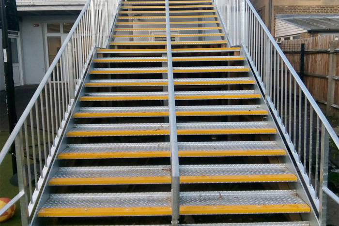 Galvanised Staircases