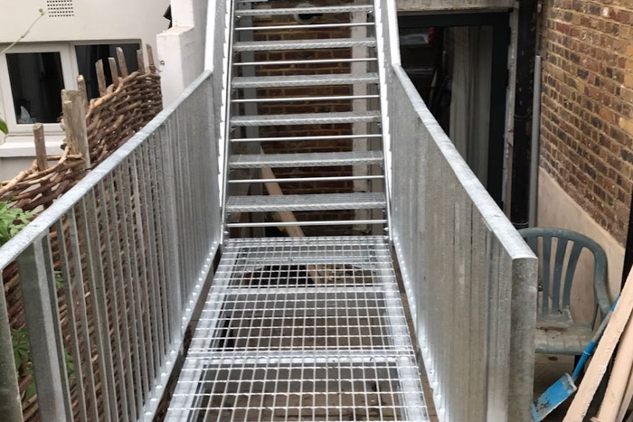 Galvanised Staircases
