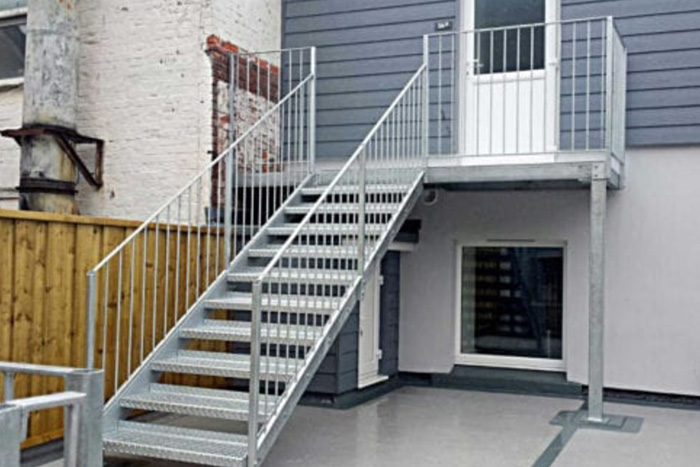 Galvanised Staircases